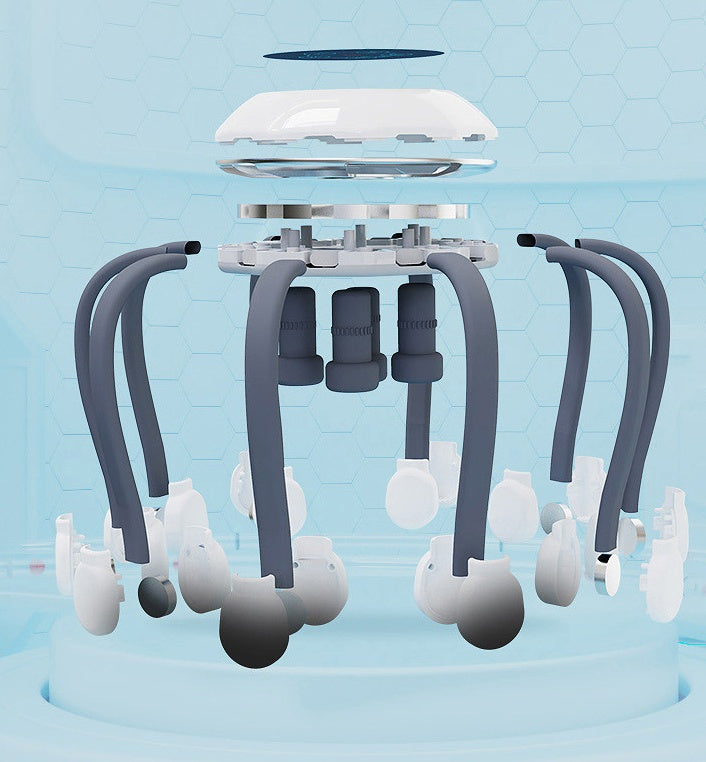 Smart Electric Head Massager Octopus - Essentia Bloom