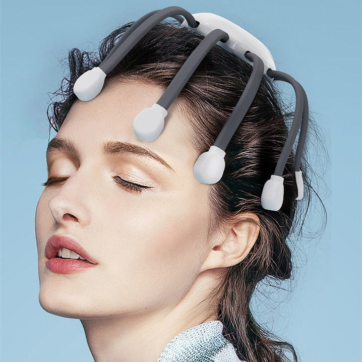 Smart Electric Head Massager Octopus - Essentia Bloom